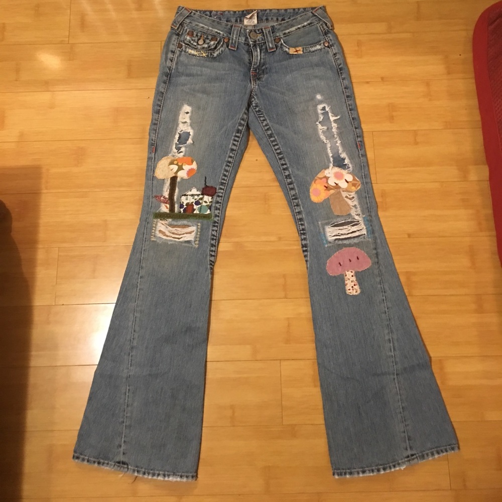 TRUE RELIGION Ashbury Patchwork jeans SIZE 28